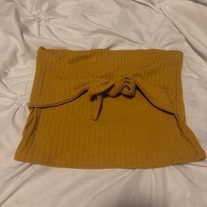 Yellow Crop Top